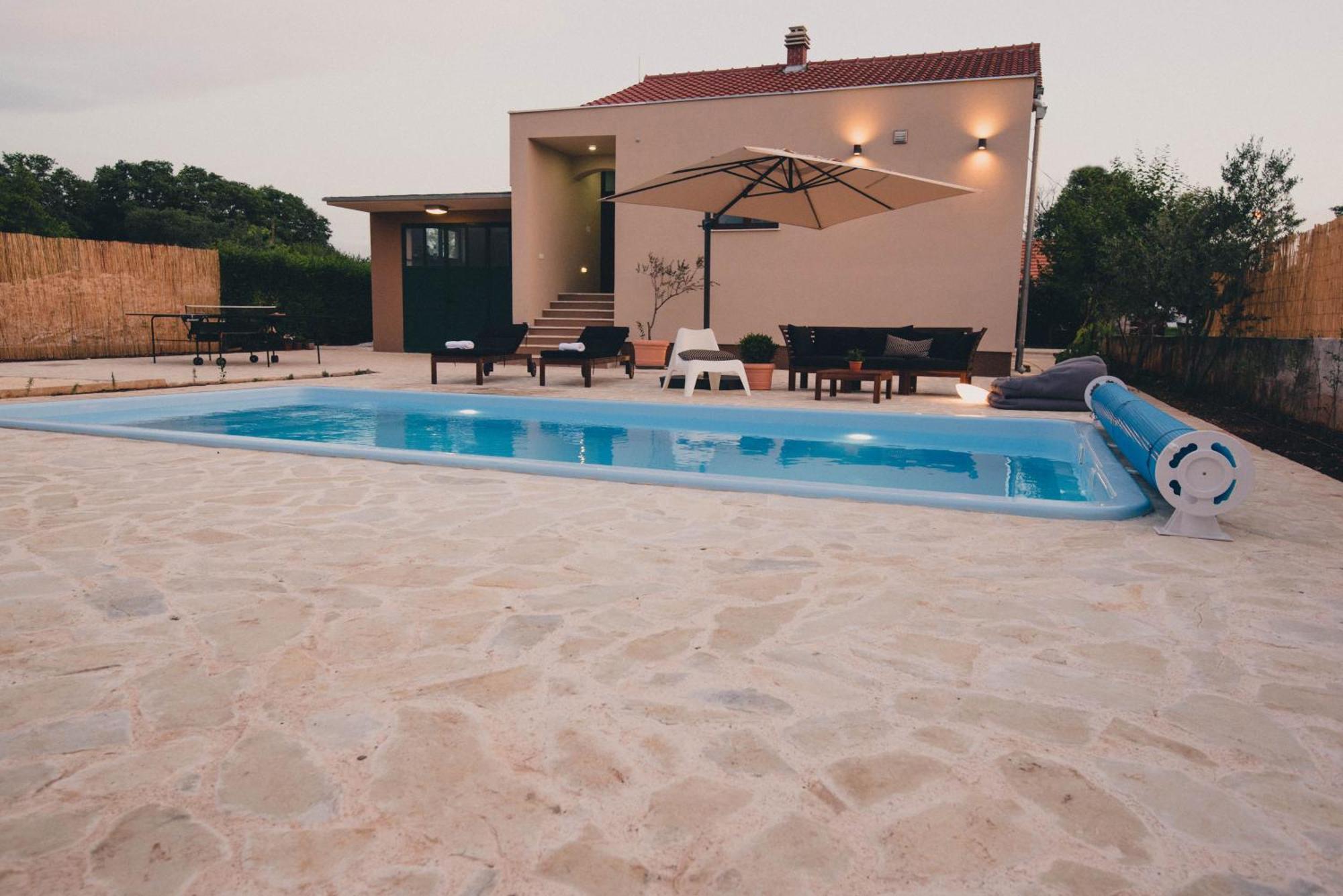 Cozy Country Home With Heated Outdoor Pool Šibenik Eksteriør bilde